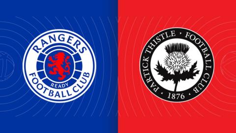 Rangers and Partick Thistle badges