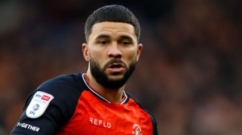 Nahki Wells in action for Luton Town