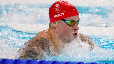 Adam Peaty in the pool