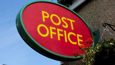 A Post Office sign