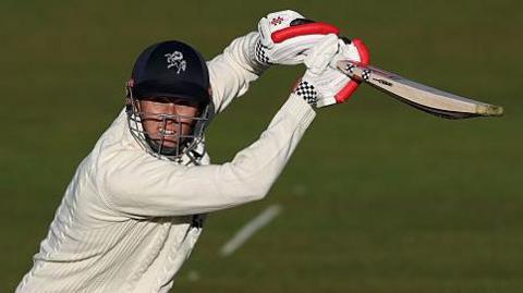 Zak Crawley batting for Kent