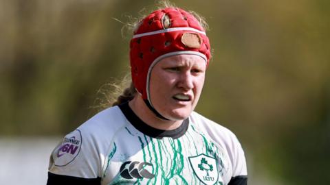 Aoife Wafer pictured in action during the Women's Six Nations 