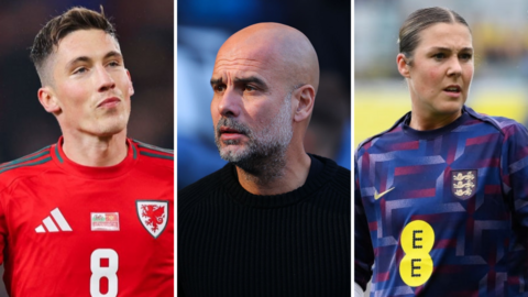 Harry Wilson, Pep Guardiola and Mary Earps