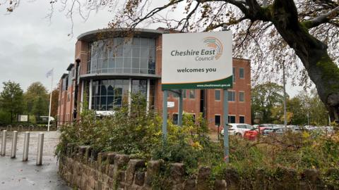 Cheshire East Council's headquarters in Sandbach