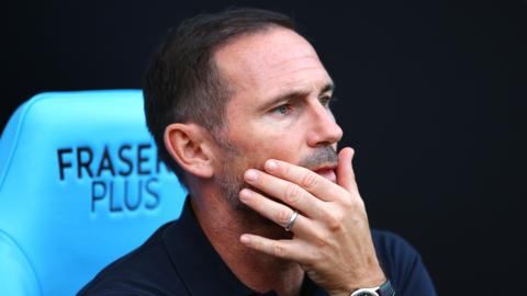 Frank Lampard strokes his chin