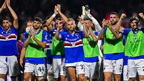 Sampdoria players