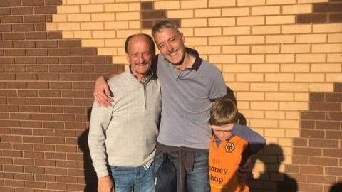 Kenny Hibbitt, Scott Philips and his son Harry