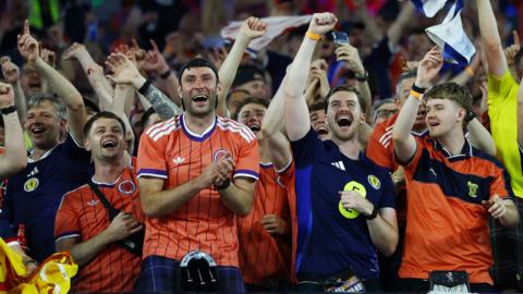 Scotland fans in Boston