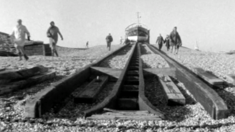 Lifeboat ramp in Dungeness