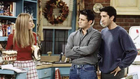 Rachel, Joey and Ross in Friends