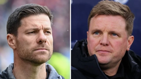 Xabi Alonso and Eddie Howe