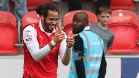 Sam Nombe scores for Rotherham