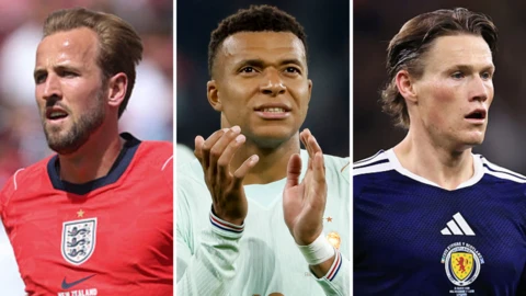 Harry Kane, Kylian Mbappe & Scott McTominay