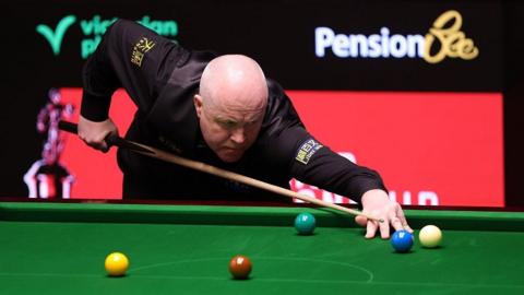 John Higgins in action