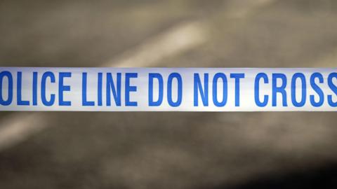 Stock image of police tape
