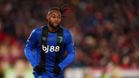 Antoine Semenyo in action for Bournemouth