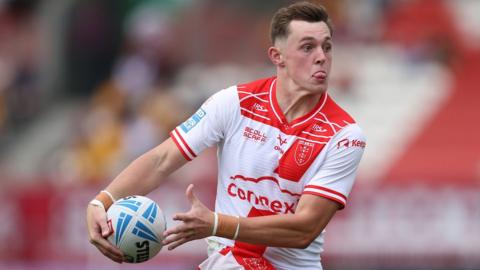 Hull Kingston Rovers' Jack Broadbent in action