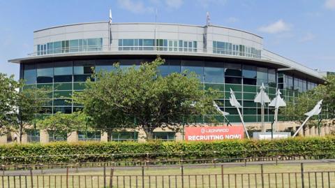 A general view of the Leonardo offices in Edinburgh on a sunny day.