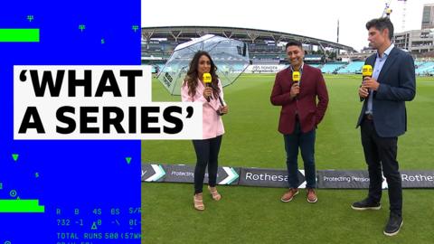 Isa Guha, Deep Dasgupta and Alastair Cook