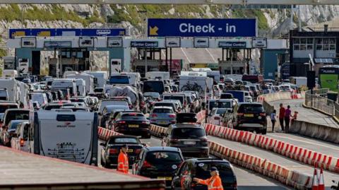 Traffic at the Port of Dover