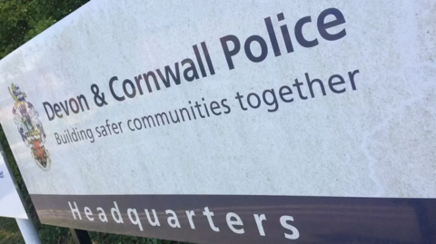 Devon and Cornwall Police sign