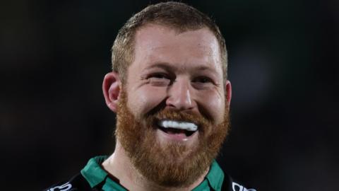 A smiling Tom West is joining Newcastle Red Bulls from Northampton.