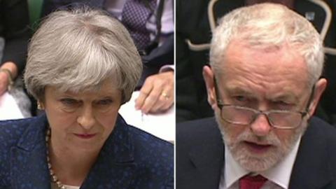 Theresa May and Jeremy Corbyn