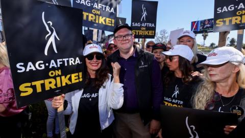 Fran Drescher on strike