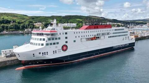 The Manxman in Douglas Harbour