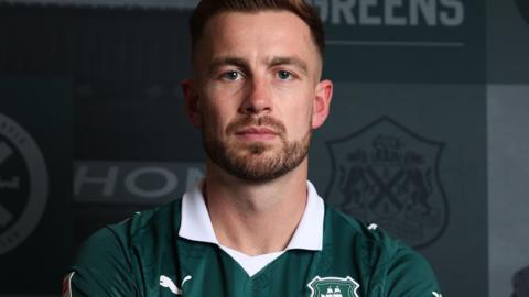 Joe Ralls pictured in Plymouth kit