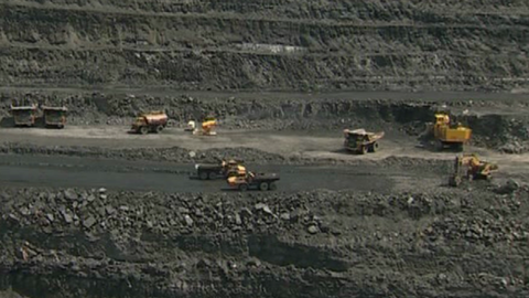 Opencast mine