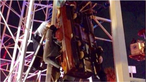 Rollercoaster derailed in Florida