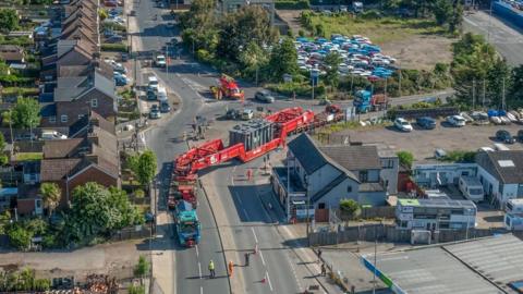 A previous abnormal load in Wherstead Road