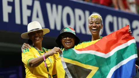 South Africa fans