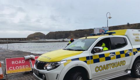 Large waves caused damage in Stonehaven earlier this year