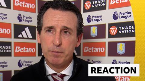 Aston Villa boss Unai Emery