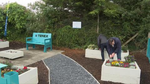 A community garden has been created in Ballymoney