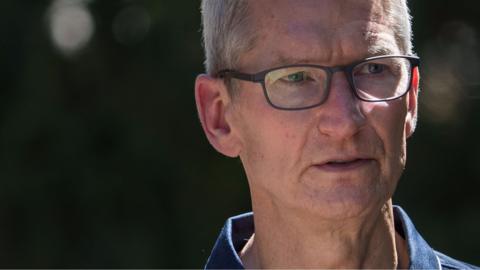 Tim Cook said Apple would rather not remove the apps