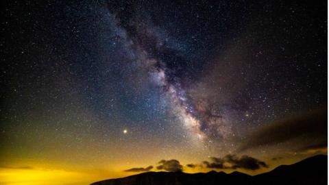 A picture of the Milky Way from Earth