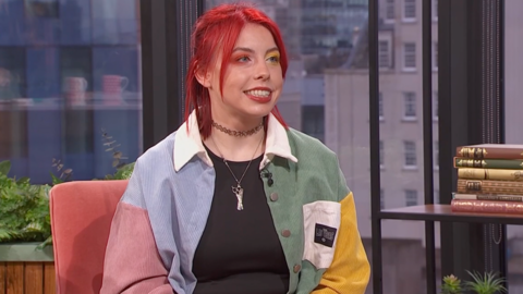 Jessie from The Traitors joins Morning Live to discuss her time on the show and life with a stammer