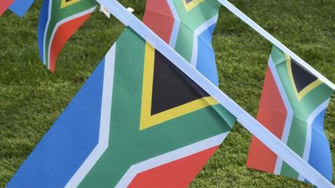 South African flags