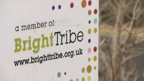 Bright Tribe sign