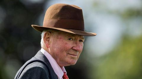 Trainer Barry Hills pictured in 2015 at Newbury racecourse