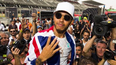 Mercedes F1 driver Lewis Hamilton