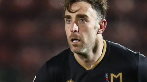 Richard Keogh spent the first half of the 2020-21 season at MK Dons before joining Huddersfield in January