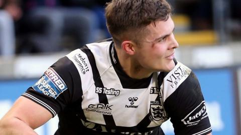 Cam Scott got his two Hull tries against Salford in the space of six second-half minutes