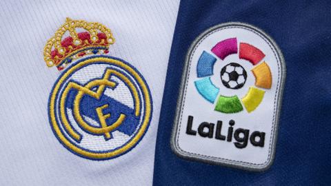 Real Madrid and La Liga logos