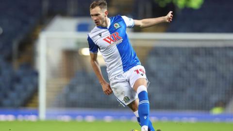 Ryan Hedges on the ball for Blackburn Rovers against QPR in November at Ewood Park.