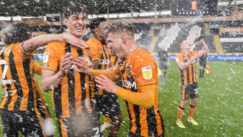 Hull City celebrate