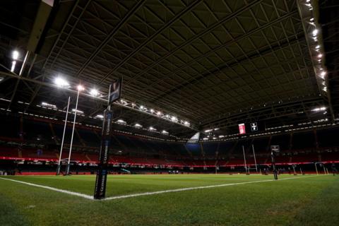 A general view of the Principality Stadium in Cardiff